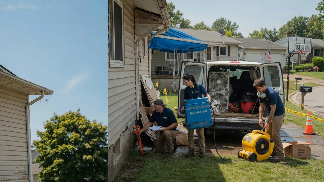 Ceiling Leak Cleanup in Gotham, WI near me